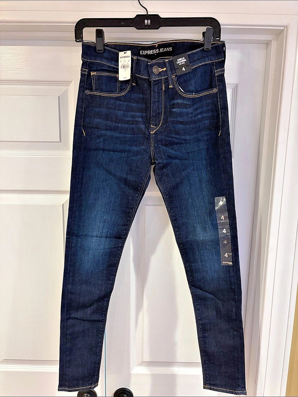 Express Skinny Jeans in Blue Size 4 NWT